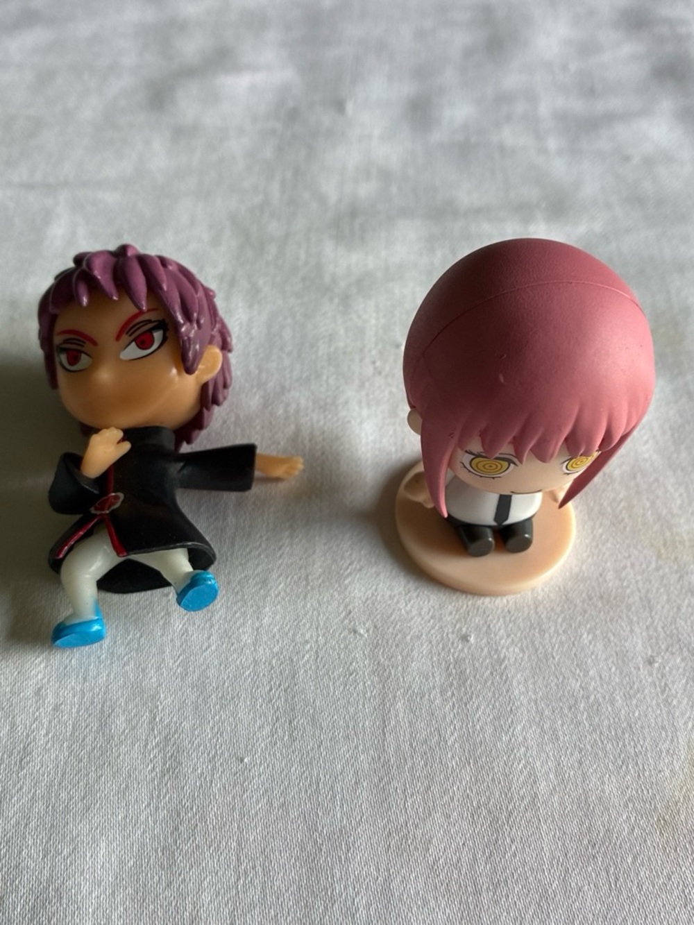 Set of 2 Pink-Haired Kids Anime Figures - Collectible Playset